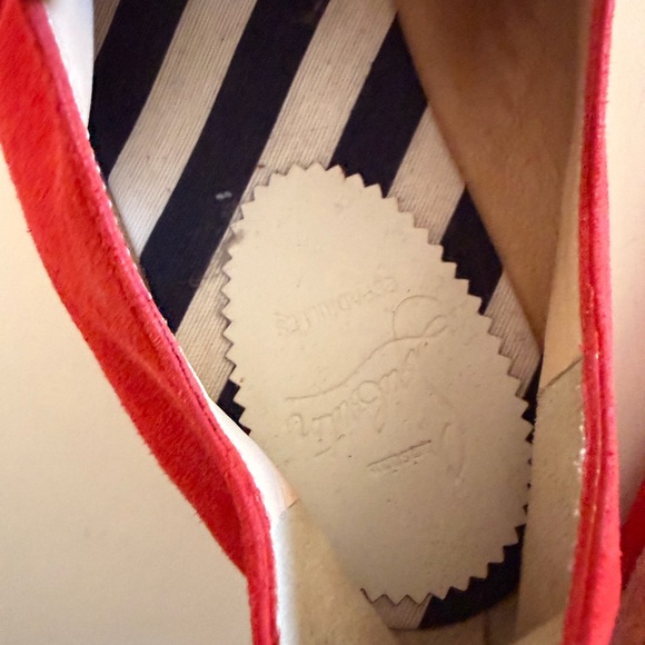 Men’s Christian Louboutin Red Suede Espadrille Shoes - Picture 7 of 7